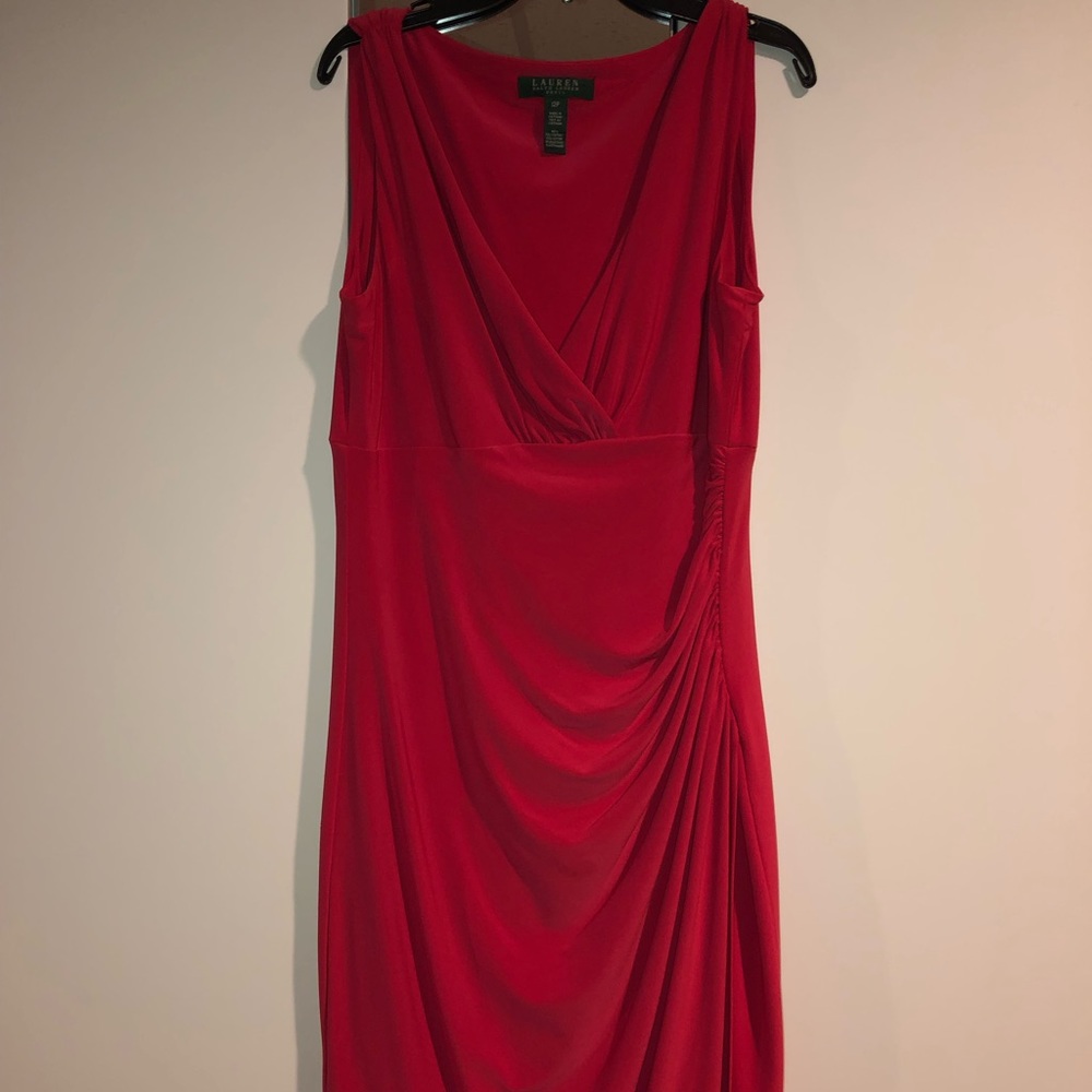 Coral Ralph Lauren Cocktail Dress